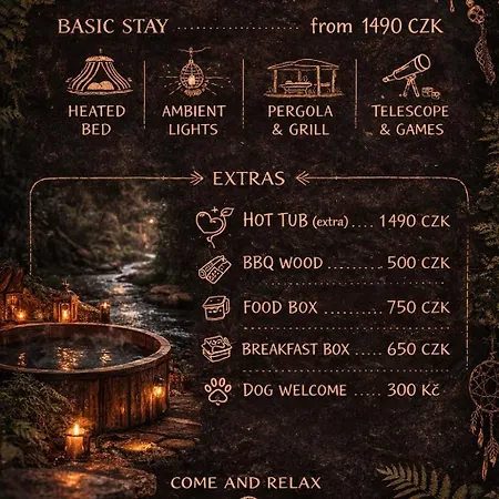 Voodoo Glamping Luxury tent Unetice